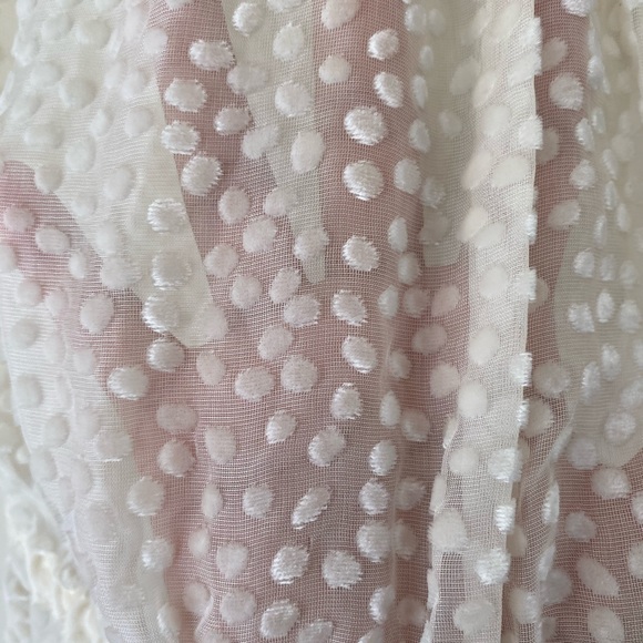 HALEBOB Cream Sheer Shirt size:S - Picture 6 of 8